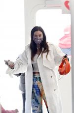 IRINA SHAYK Takes Ferry Out to Governor