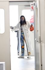IRINA SHAYK Takes Ferry Out to Governor