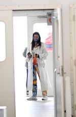 IRINA SHAYK Takes Ferry Out to Governor