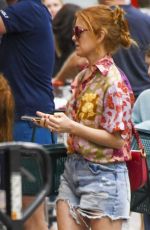 ISLA FISHER in Denim Shotrts at Her Local Hardware Store in Sydney 05/01/2021