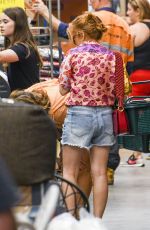 ISLA FISHER in Denim Shotrts at Her Local Hardware Store in Sydney 05/01/2021
