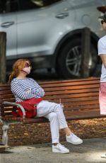 ISLA FISHER Out at a Park in Sydney 05/08/2021
