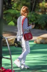 ISLA FISHER Out at a Park in Sydney 05/08/2021