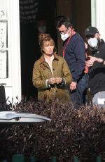 JANE SEYMOUR on the Set of Harry Wild in Wicklow 04/30/2021
