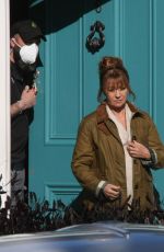 JANE SEYMOUR on the Set of Harry Wild in Wicklow 04/30/2021