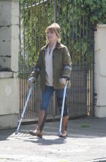 JANE SEYMOUR on the set of Harry Wild in Wicklow 05/25/2021