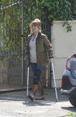 JANE SEYMOUR on the set of Harry Wild in Wicklow 05/25/2021