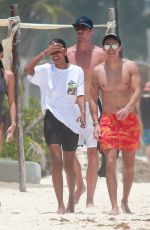 JASMINE TOOKES Out on the Beach in Tulum 05/05/2021