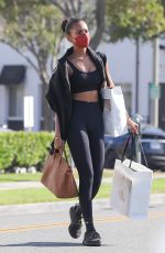 JASMINE TOOKES Out Shopping in Beverly Hills 05/26/2021