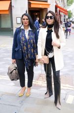 JEANINE SOTHCOTT NERISS and COURTENAY SEMEL Out in London 05/14/2021