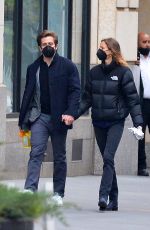 JEANNE CADIEU and Jake Gyllenhaal Out in New York 05/06/2021