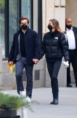 JEANNE CADIEU and Jake Gyllenhaal Out in New York 05/06/2021