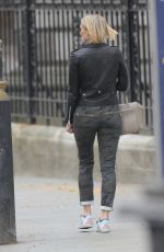 JENNI FALCONER in a Camouflage Jumpsuit at Smooth Radio in London 05/21/2021