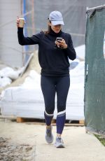 JENNIFER GARNER on Construction Site of Her New Home in Brentwood 05/28/2021