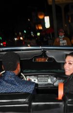 JENNIFER GOICOECHEA and Usher Leaves Nobu in West Hollywood 05/27/2021