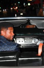 JENNIFER GOICOECHEA and Usher Leaves Nobu in West Hollywood 05/27/2021