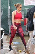JENNIFER LOPEZ Arrives at a Gym in Miami 05/21/2021