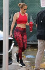 JENNIFER LOPEZ Arrives at a Gym in Miami 05/21/2021