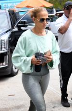 JENNIFER LOPEZ Arrives on Gym Session in Miami 05/13/2021