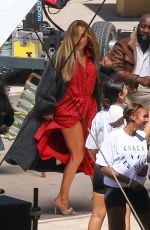 JENNIFER LOPEZ Back to Work Filming for Coach in Miami 05/12/2021