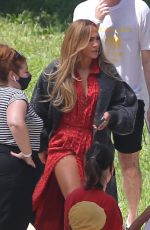 JENNIFER LOPEZ Back to Work Filming for Coach in Miami 05/12/2021