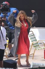 JENNIFER LOPEZ Back to Work Filming for Coach in Miami 05/12/2021