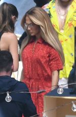 JENNIFER LOPEZ Back to Work Filming for Coach in Miami 05/12/2021