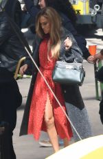 JENNIFER LOPEZ Back to Work Filming for Coach in Miami 05/12/2021