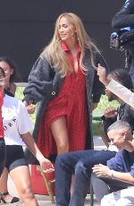 JENNIFER LOPEZ Back to Work Filming for Coach in Miami 05/12/2021