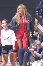 JENNIFER LOPEZ Back to Work Filming for Coach in Miami 05/12/2021