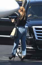 JENNIFER LOPEZ Boards a Private Jet in Miami 05/27/2021