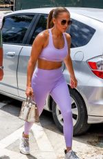 JENNIFER LOPEZ in Tights Heading to a Gym in Miami 05/27/2021