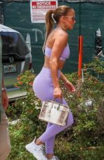 JENNIFER LOPEZ in Tights Heading to a Gym in Miami 05/27/2021
