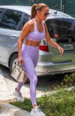 JENNIFER LOPEZ in Tights Heading to a Gym in Miami 05/27/2021
