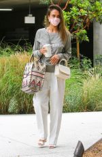 JESSICA ALBA Arrives at Her Office in Playa Vista 05/12/2021