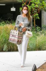 JESSICA ALBA Arrives at Her Office in Playa Vista 05/12/2021
