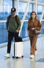 JESSICA ALBA Arrives at JFK Airport in New York 05/06/2021