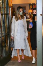 JESSICA ALBA Heading to Tonight Show Starring Jimmy Fallon in New York 05/06/2021