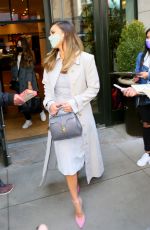 JESSICA ALBA Heading to Tonight Show Starring Jimmy Fallon in New York 05/06/2021