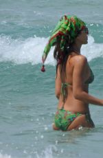 JESSICA ALBA in Bikini at a Beach in Miami 05/08/2021