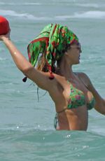 JESSICA ALBA in Bikini at a Beach in Miami 05/08/2021