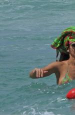 JESSICA ALBA in Bikini at a Beach in Miami 05/08/2021