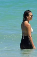 JESSICA ALBA in Bikini at a Beach in Miami 05/09/2021