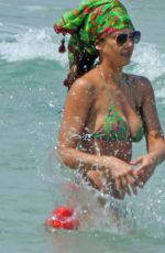 JESSICA ALBA in Bikini at a Beach in Miami, May 2021 