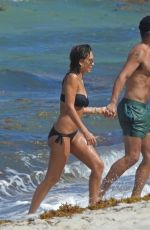 JESSICA ALBA in Bikni on the Beach in Miami 05/10/2021