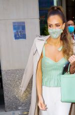 JESSICA ALBA Leaves Her Hotel in New York 05/06/2021