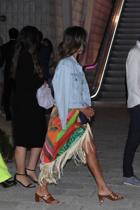 JESSICA ALBA Out for Dinner in Miami 05/08/2021