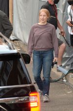 JESSICA CHASTAIN on the Set of The Good Nurse in Norwalk 05/27/2021