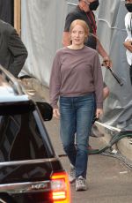 JESSICA CHASTAIN on the Set of The Good Nurse in Norwalk 05/27/2021