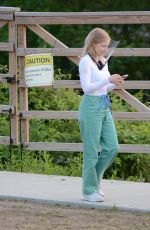 JESSICA CHASTAIN on the Set of The Good Nurse in Stamford 05/19/2021